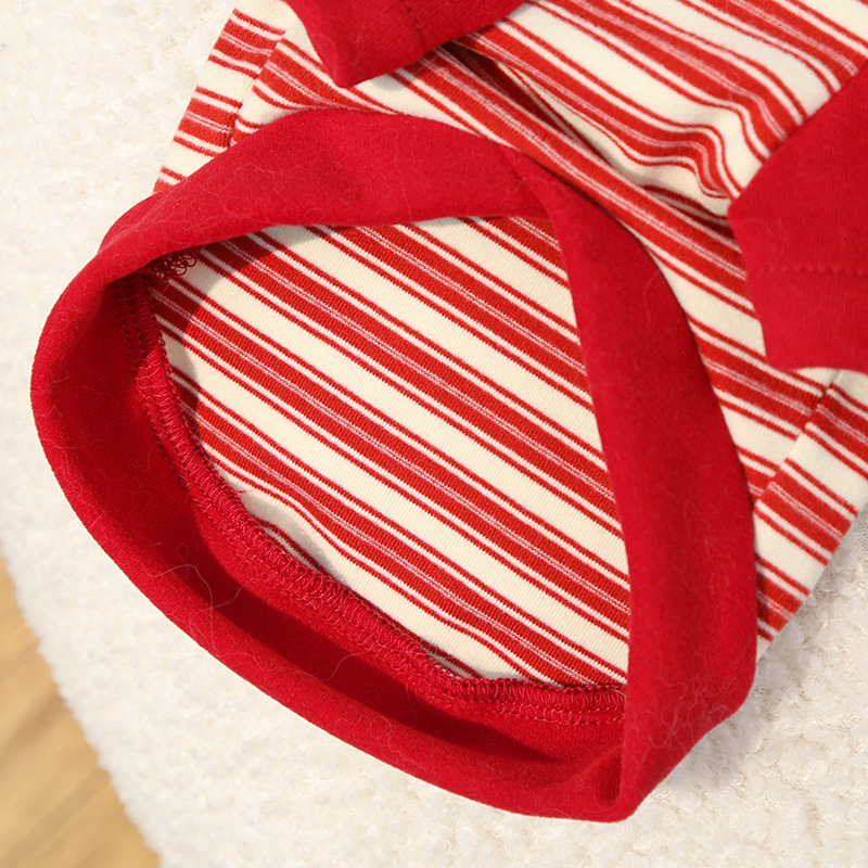 Autumn/winter striped base layer shirt for pets