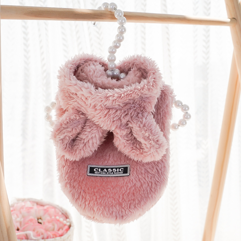 Bunny-Ear Soft Cotton Velvet Hooded Pet Outfit