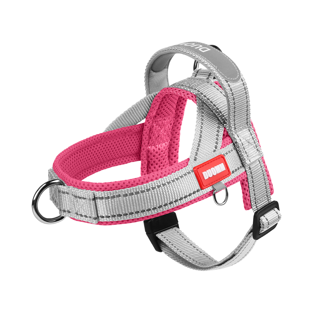Saddle type reflective dog harness