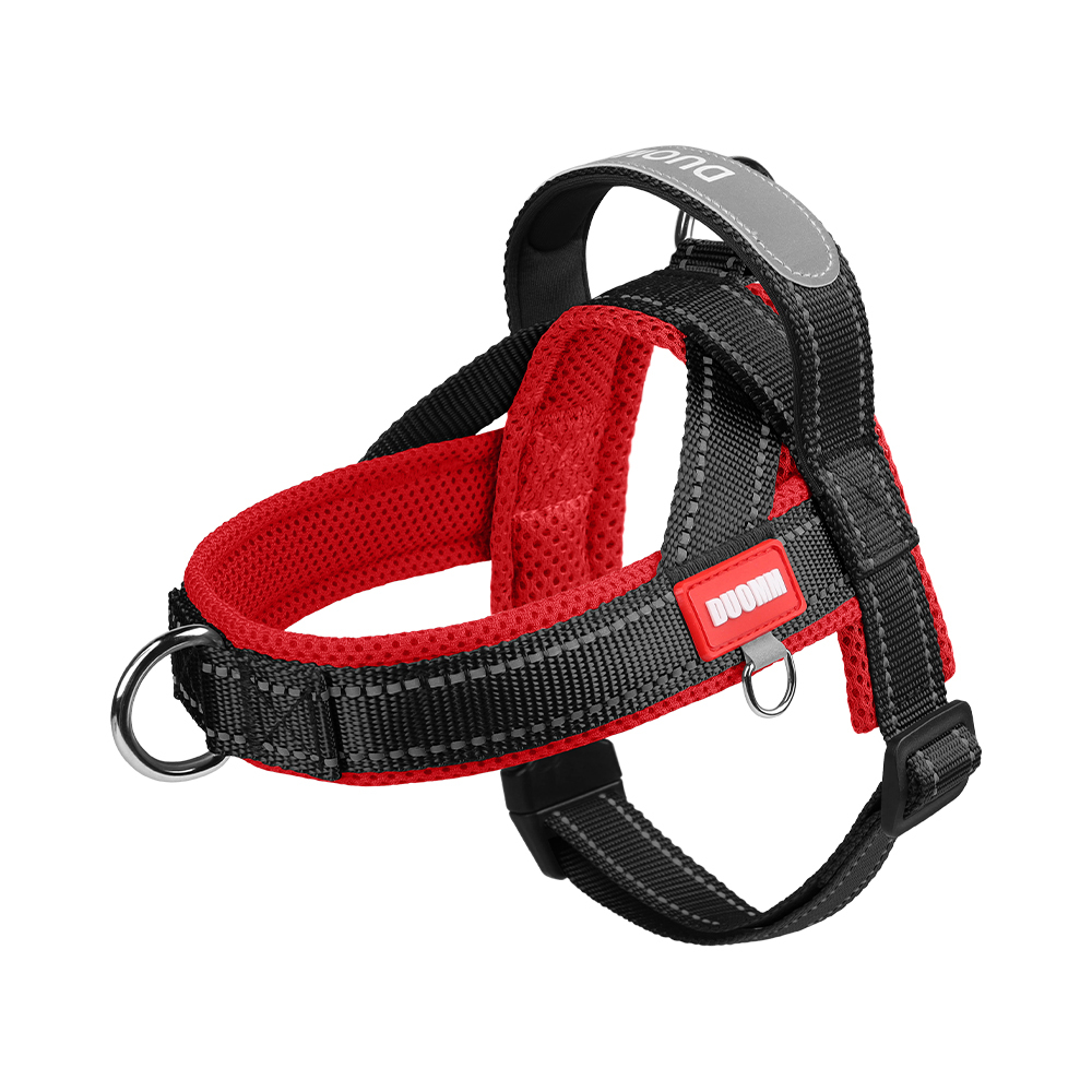 Saddle type reflective dog harness