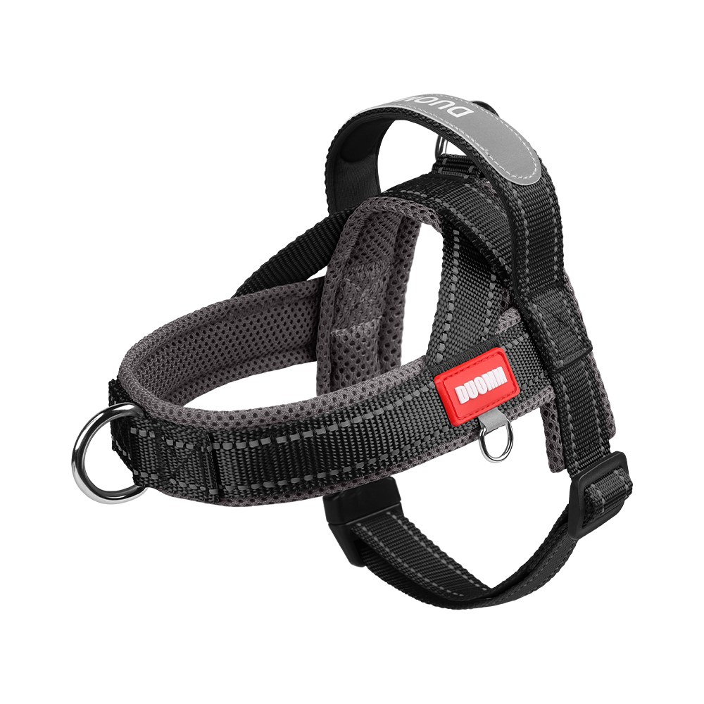 Saddle type reflective dog harness