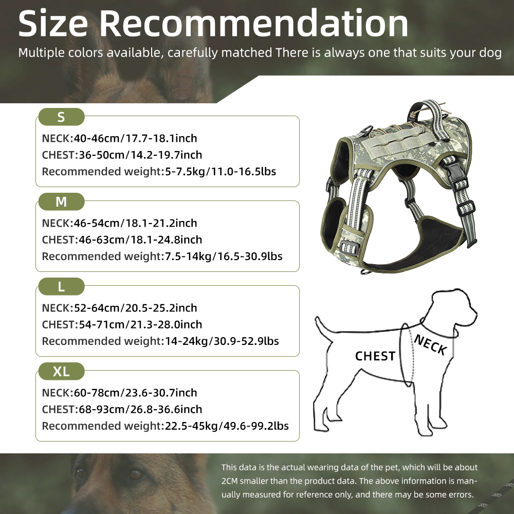 Large dog tactical harness / leash