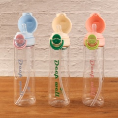 Custom logo Portable Tritan  Outdoor  Water Bottle Dual Drinking Large Capacity 800ML,EKO-VESS by Jiuhang Plastic Mold Co.,Ltd,Custom logo Outdoor Portable Tritan Water Bottle Dual Drinking Design Large Capacity With Carry Handle 800ML