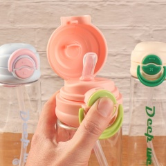 Factory Wholesale Tritan Water Bottle BPA Free Dual Use Flip up Straw Lid Outdoor Bottle With Custom Logo,EKO-VESS by Jiuhang Plastic Mold Co.,Ltd,Wholesale Tritan Water Bottle,BPA Free Straw water Bottle.