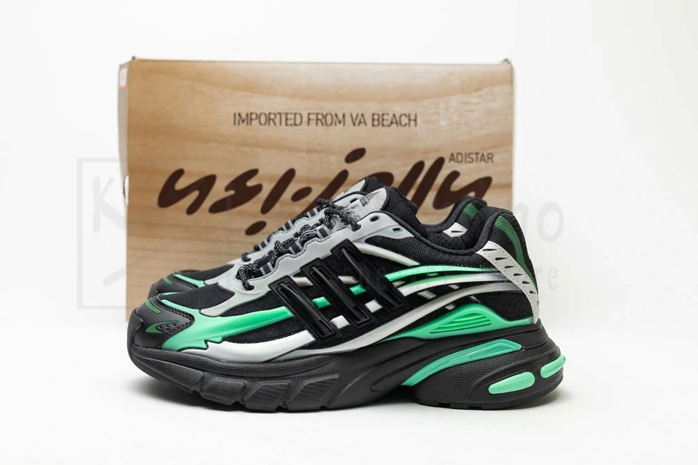 Pharrell Williams x Adidas Adistar Jellyfish Black Grey Green