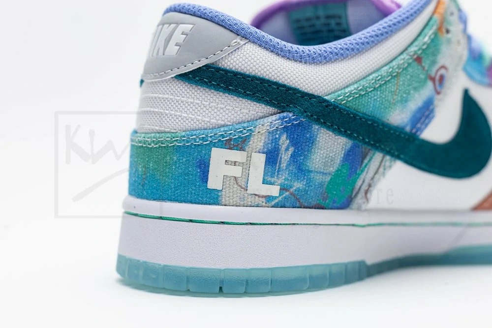 Futura Laboratories x Dunk Low SB 'Bleached Aqua'