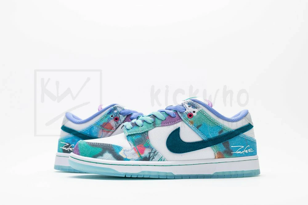 Futura Laboratories x Dunk Low SB 'Bleached Aqua'