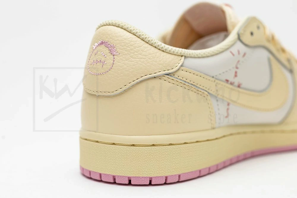 Godkiller Travis Scott x Air Jordan 1 Retro Low OG 'Muslin Pink'