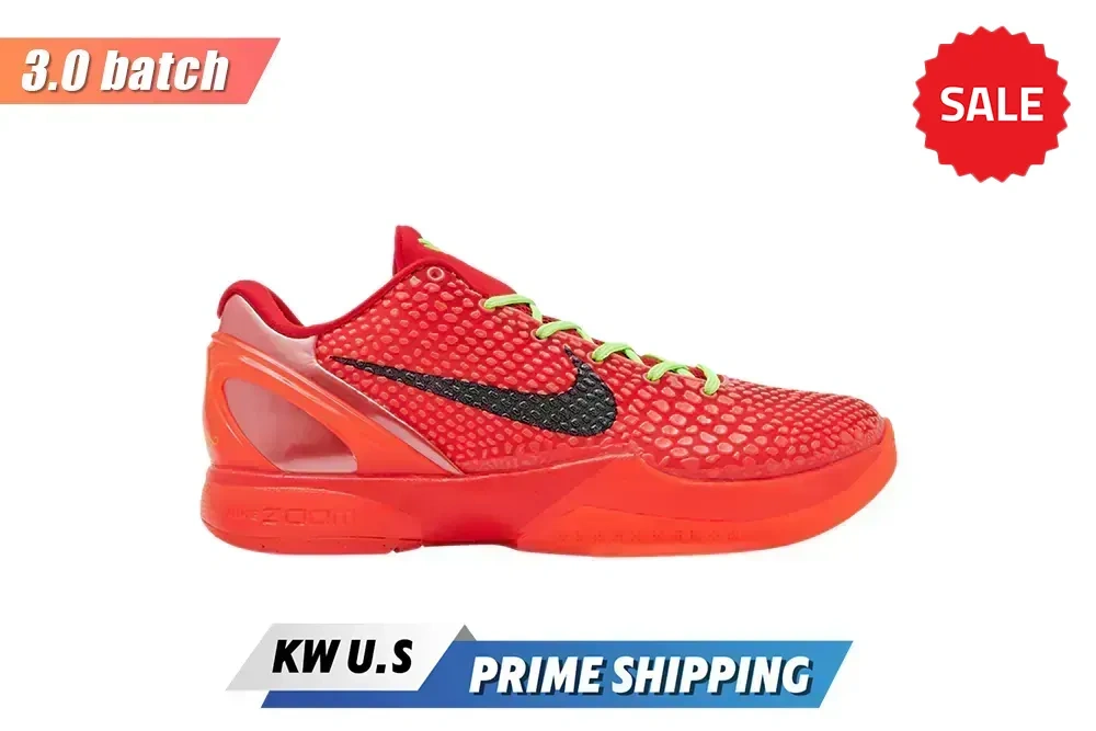 Godkiller Zoom Kobe 6 Protro Reverse Grinch 3.0 (No QC Pics)