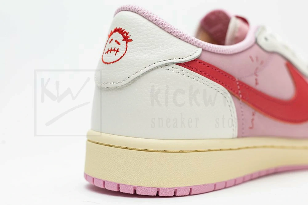 Godkiller Travis Scott x Air Jordan 1 Retro Low OG 'Sail Tropical Pink'