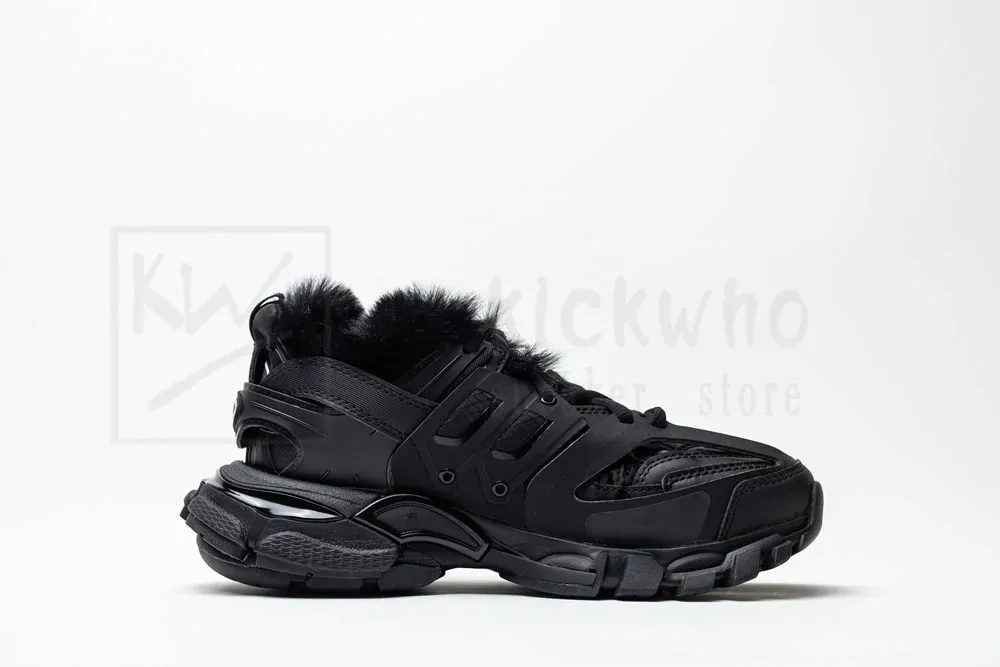 Balenciaga Track Sneaker 'Black' Plush Black
