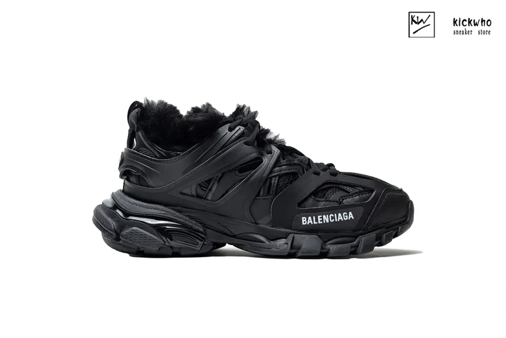 Balenciaga Track Sneaker 'Black' Plush Black