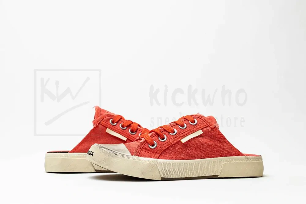 Balenciaga PARIS SNEAKER MULE IN RED