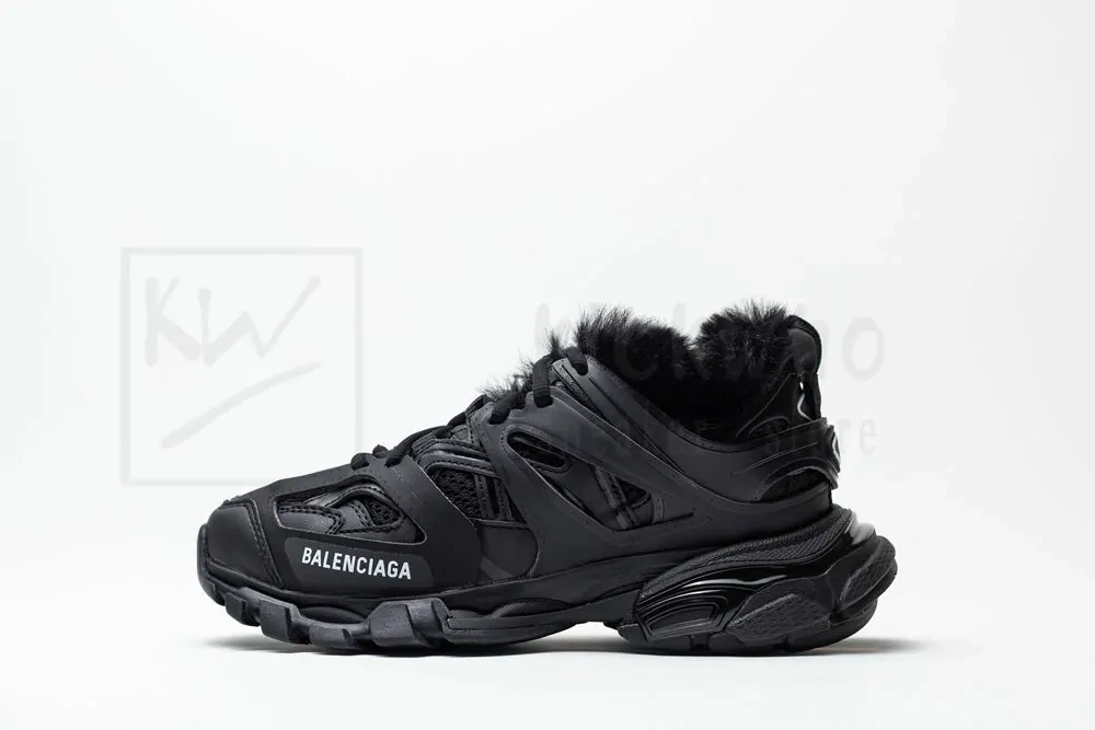 Balenciaga Track Sneaker 'Black' Plush Black