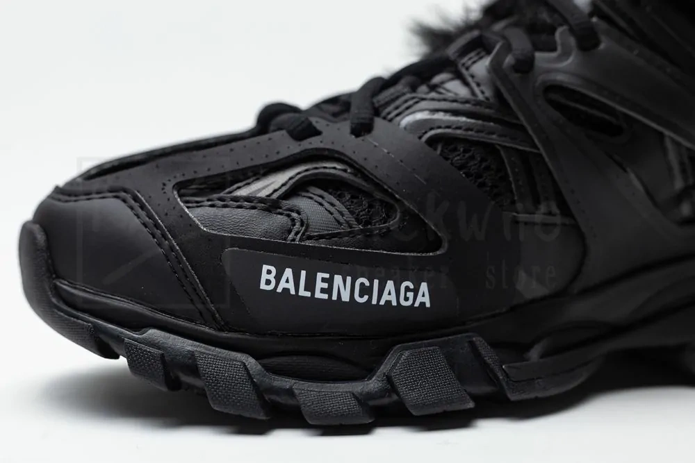 Balenciaga Track Sneaker 'Black' Plush Black