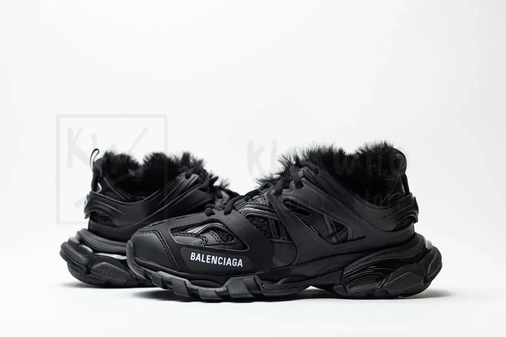 Balenciaga Track Sneaker 'Black' Plush Black
