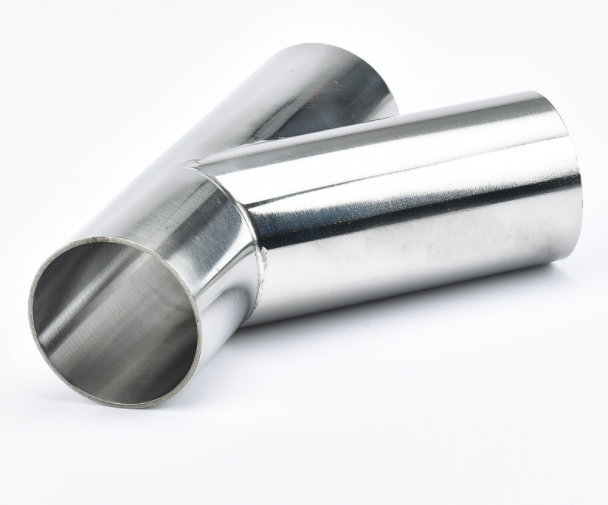304/316L Sanitary Grade Oblique Y Type Tee Mirror Polish Pipe Fitting,ShunJin ,304/316L Sanitary Grade Oblique Y Type Tee Mirror Polish Pipe Fitting