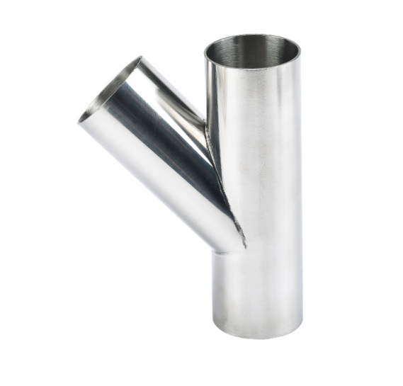 304/316L Sanitary Grade Oblique Y Type Tee Mirror Polish Pipe Fitting,ShunJin ,304/316L Sanitary Grade Oblique Y Type Tee Mirror Polish Pipe Fitting