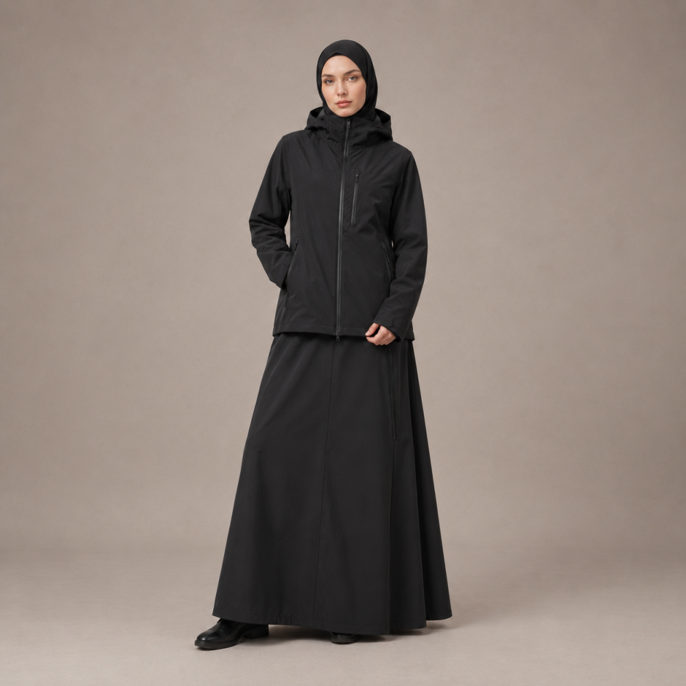 Obsidian Black All-Weather Modest Outdoor Set