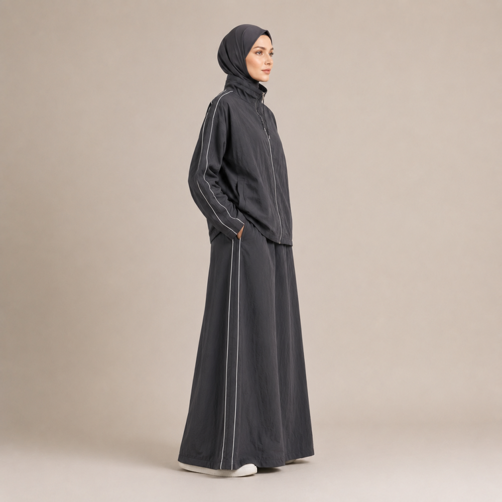Urban Sport Striped Modest Co-ord Set