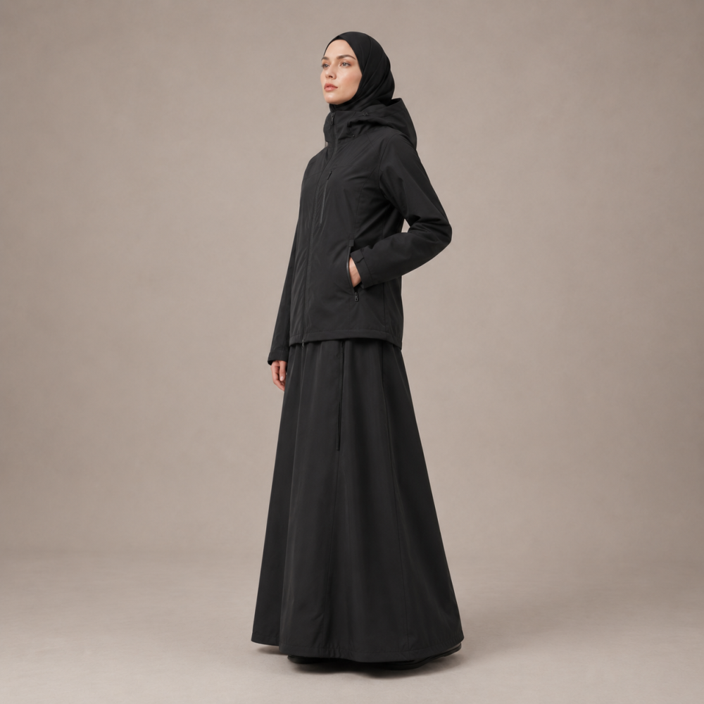 Obsidian Black All-Weather Modest Outdoor Set