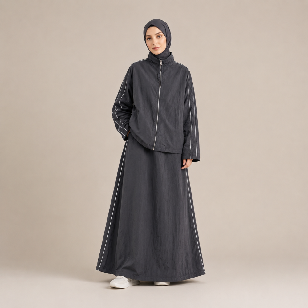 Urban Sport Striped Modest Co-ord Set