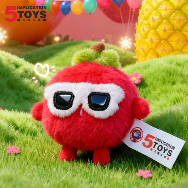 DJ Sunglass Fruit 4-inch(10CM Short Pile Plush),MY SHOP,DJ Sunglass Fruit 4-inch(10CM Short Pile Plush)