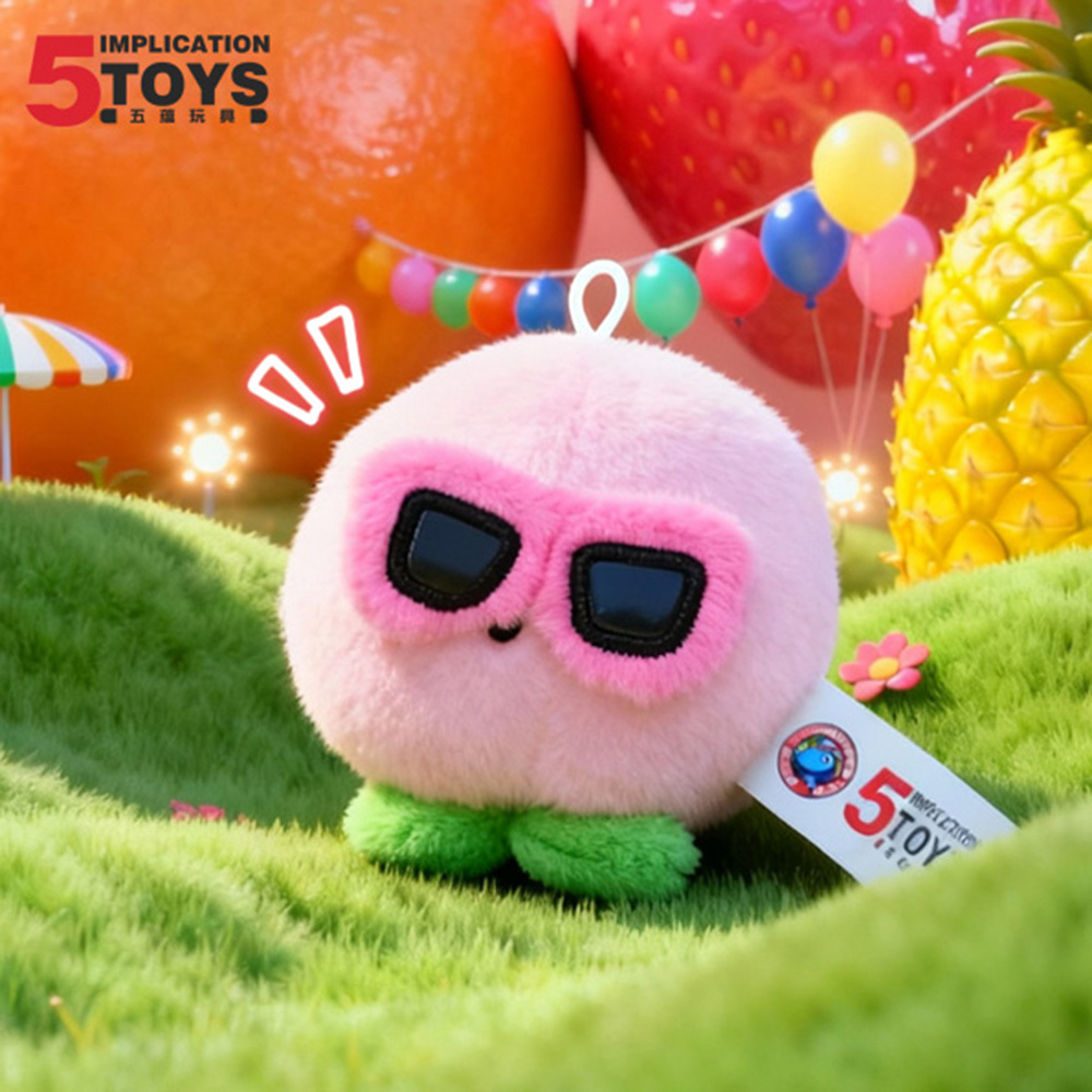 DJ Sunglass Fruit 4-inch(10CM Short Pile Plush),MY SHOP,DJ Sunglass Fruit 4-inch(10CM Short Pile Plush)