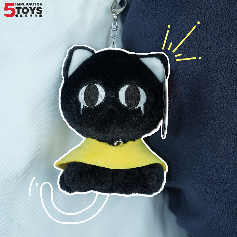 Cat Group Keychain,5 Toys,Cat Group Keychain