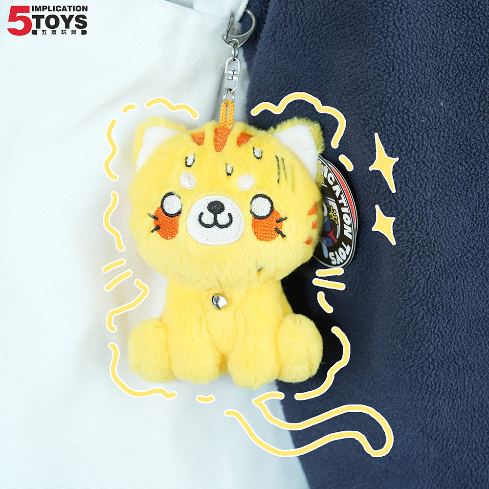 Cat Group Keychain,5 Toys,Cat Group Keychain