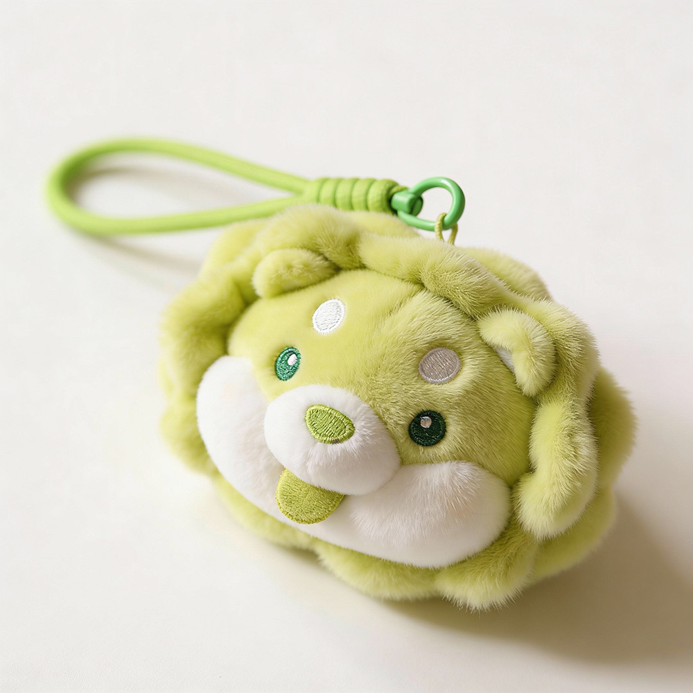 4-inch Cabbage Dog Series Keychains,5 Toys,4-inch Cabbage Dog Series Keychains