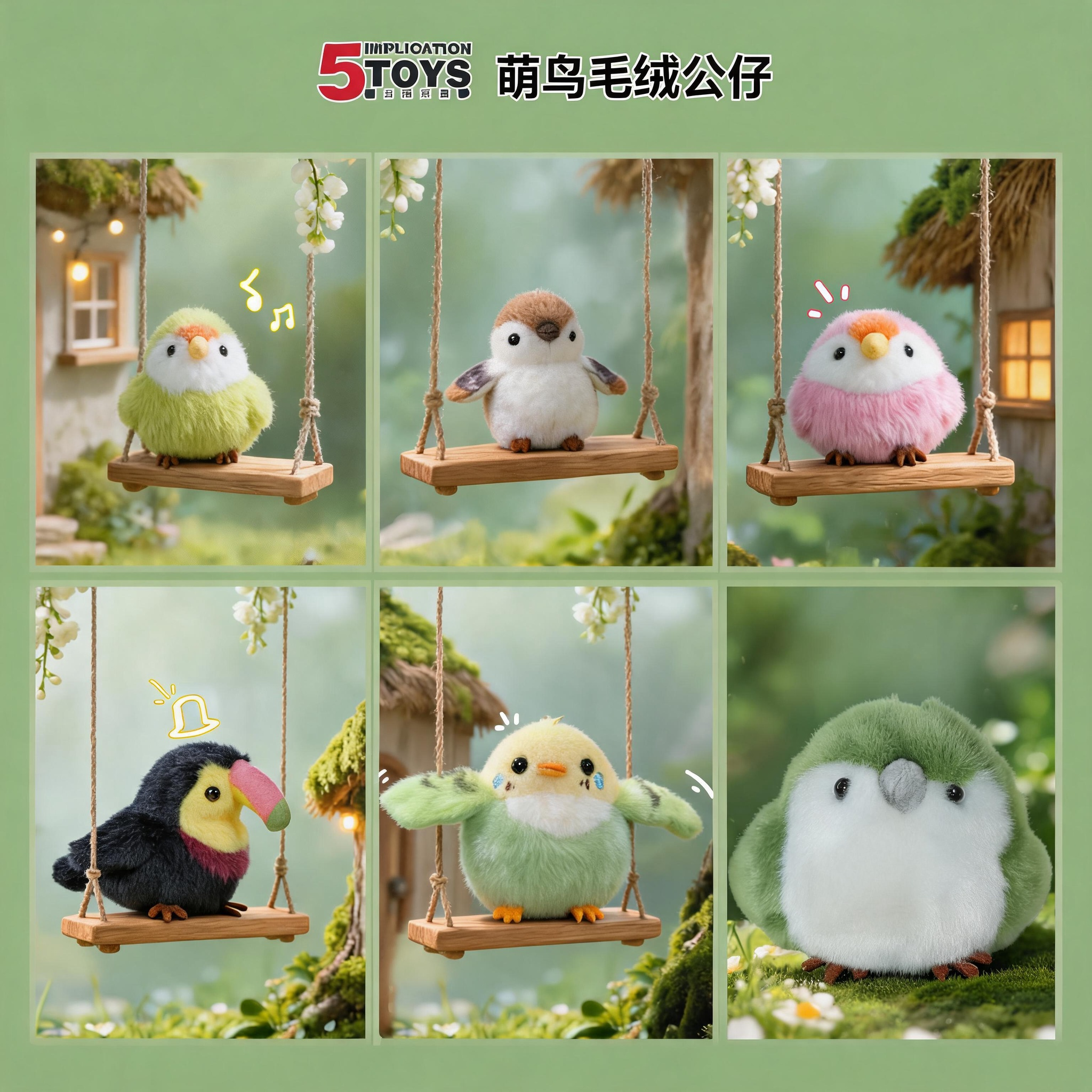 4inch Bird Series (Super Soft Mink Plush),5 Toys,4inch Bird Series (Super Soft Mink Plush)