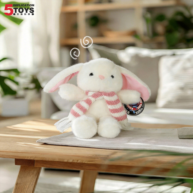 Desk Ornament with Scarf,5 Toys,Desk Ornament with Scarf