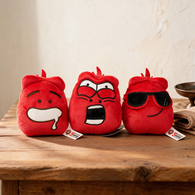 8-inch Larva Series,5 Toys,Premium Yaya Mink Larva Series - Custom Character Plush