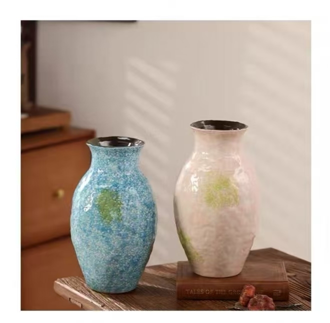 Ceramic Chinese Handmade Vase / Home Decor Living Room Flower Arrangement