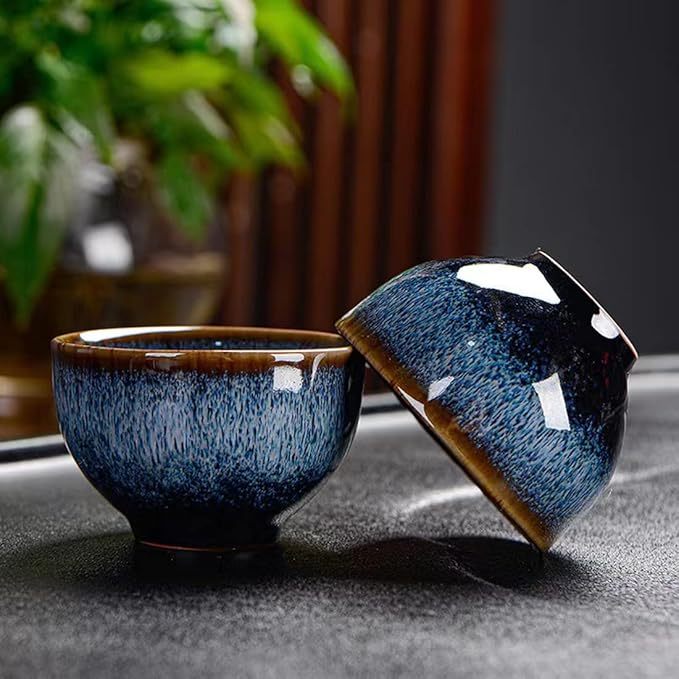CHANJOON Chinese Ceramic Kung Fu Tea Set, 9-Piece Adult Tea Set Afternoon Tea Pot Set, Gift Boxed Set Perfect for Tea Lovers…