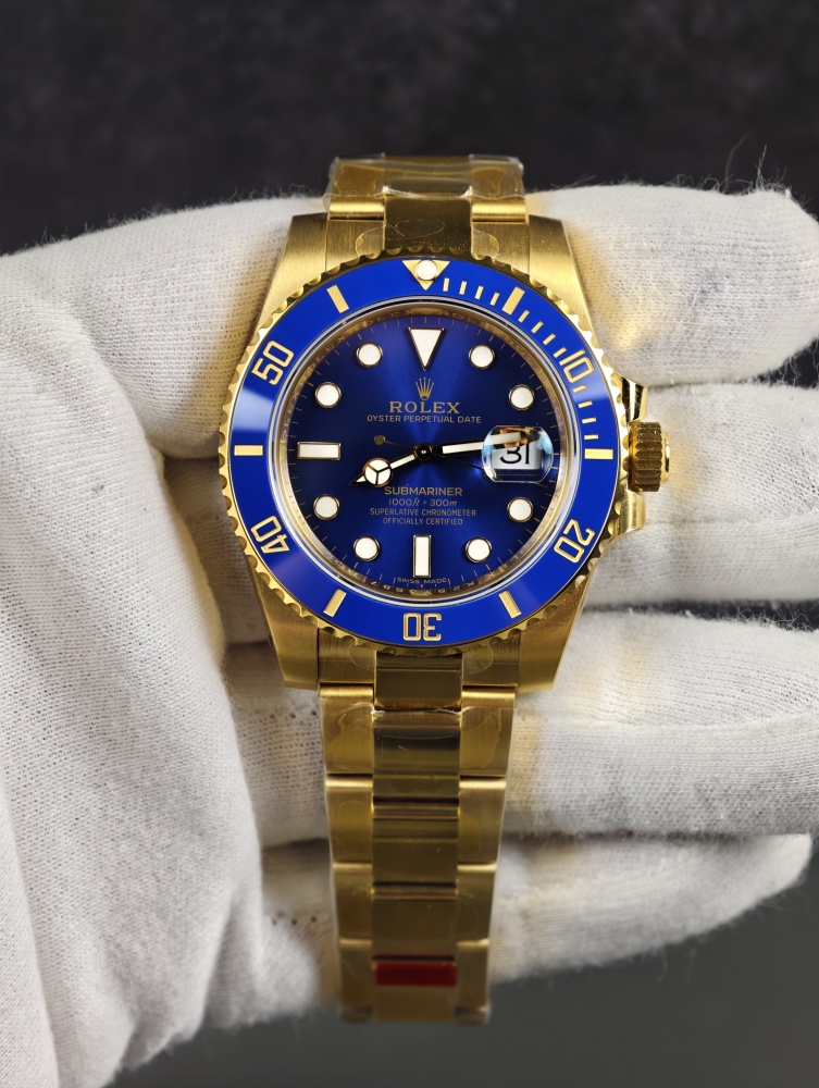 VSF Submariner Date 116618LB Blue Dial Gold