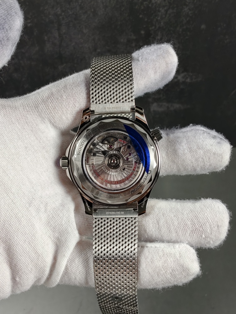 Omega VSF Seamaster Diver 300M Silver Dial Titanium Mesh Bracelet