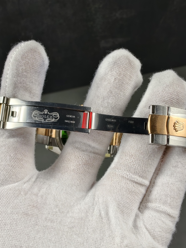 VSF Datejust 36 Wimbledon Two Tone Rose Gold Oyster Smooth Bezel