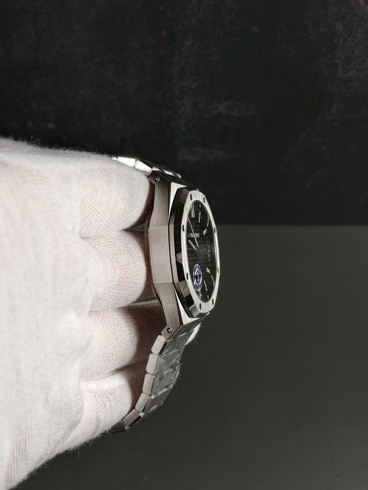 APSF V2 Free-Sprung Royal Oak 15500 Black Dial | 41mm | Clone Calibre 4302 Movement