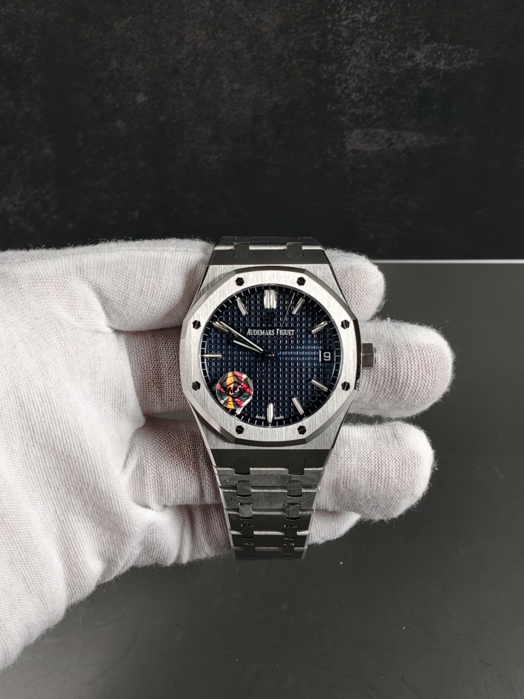 APSF V2 Free-Sprung Royal Oak 15500 Blue Dial | 41mm | Clone Calibre 4302 Movement