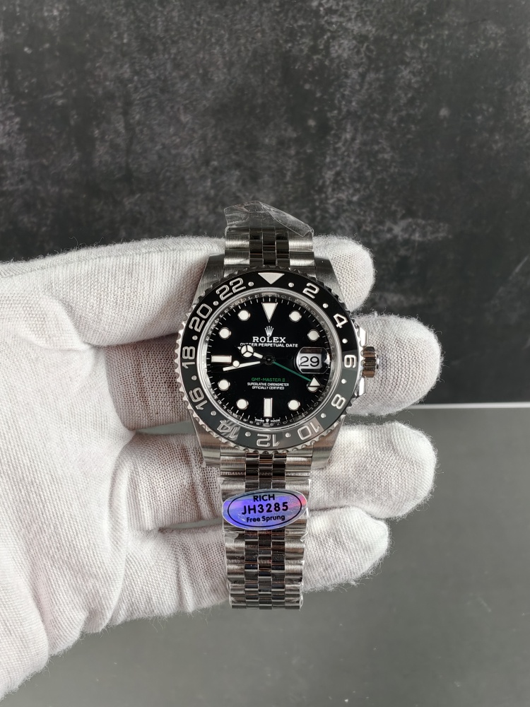 RICH Free-Sprung GMT-Master II Bruce Wayne | 40mm | JH3285 Movement
