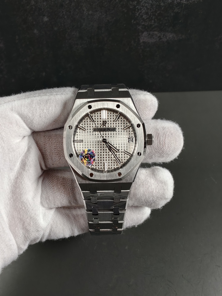APSF V2 Free-Sprung Royal Oak 15500 White Dial | 41mm | Clone Calibre 4302 Movement