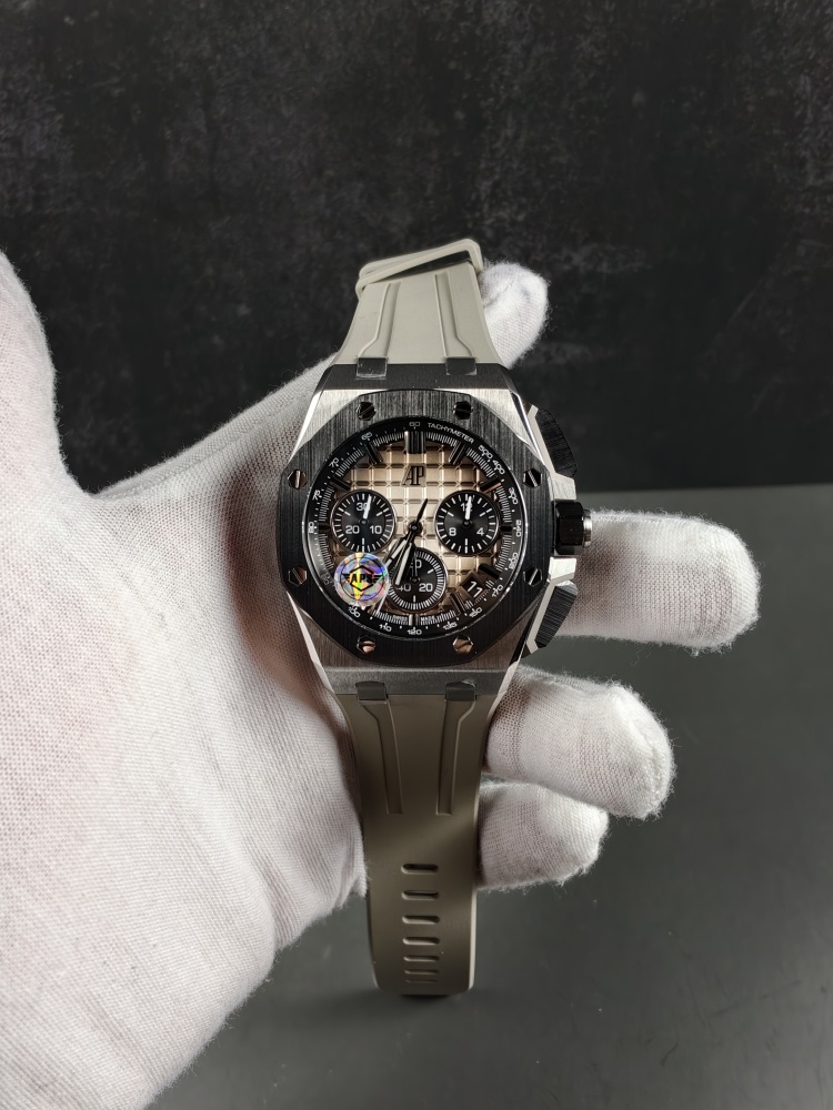 APSF V2 Free-Sprung Royal Oak Offshore Chronograph 26420SO | 43mm Stainless Steel | Smoked Taupe Dial