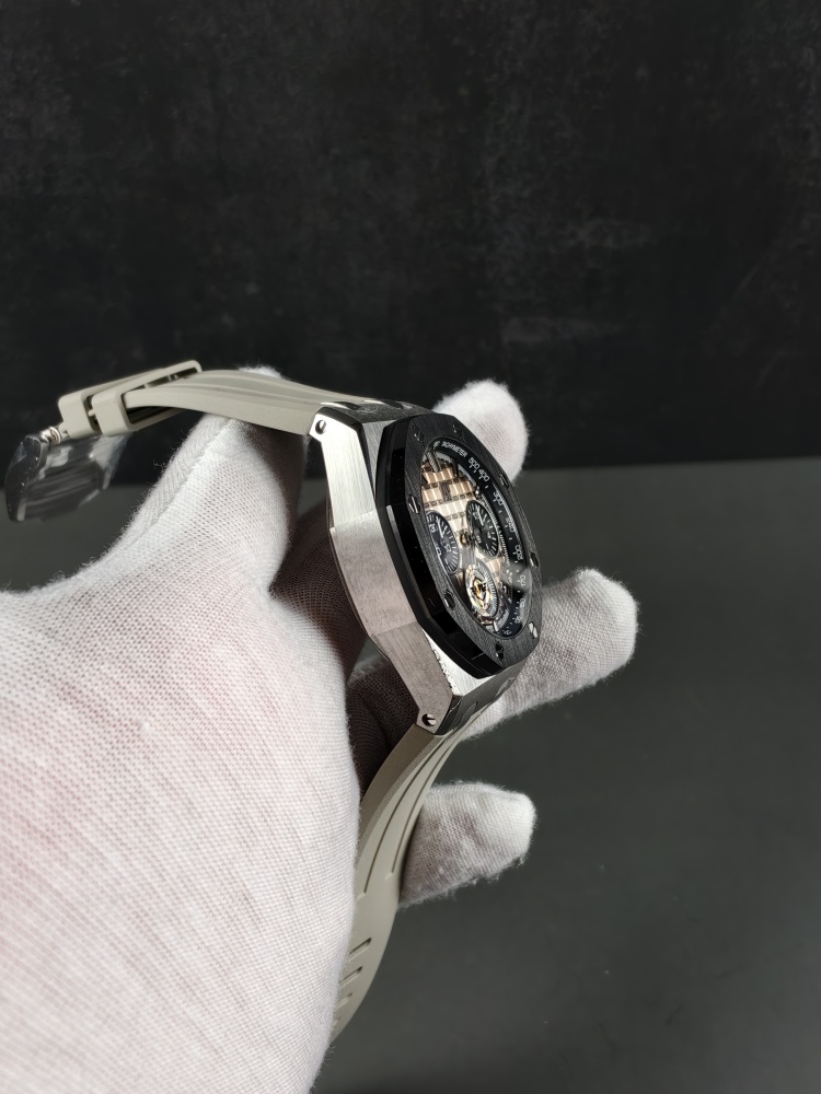 APSF V2 Free-Sprung Royal Oak Offshore Chronograph 26420SO | 43mm Stainless Steel | Smoked Taupe Dial
