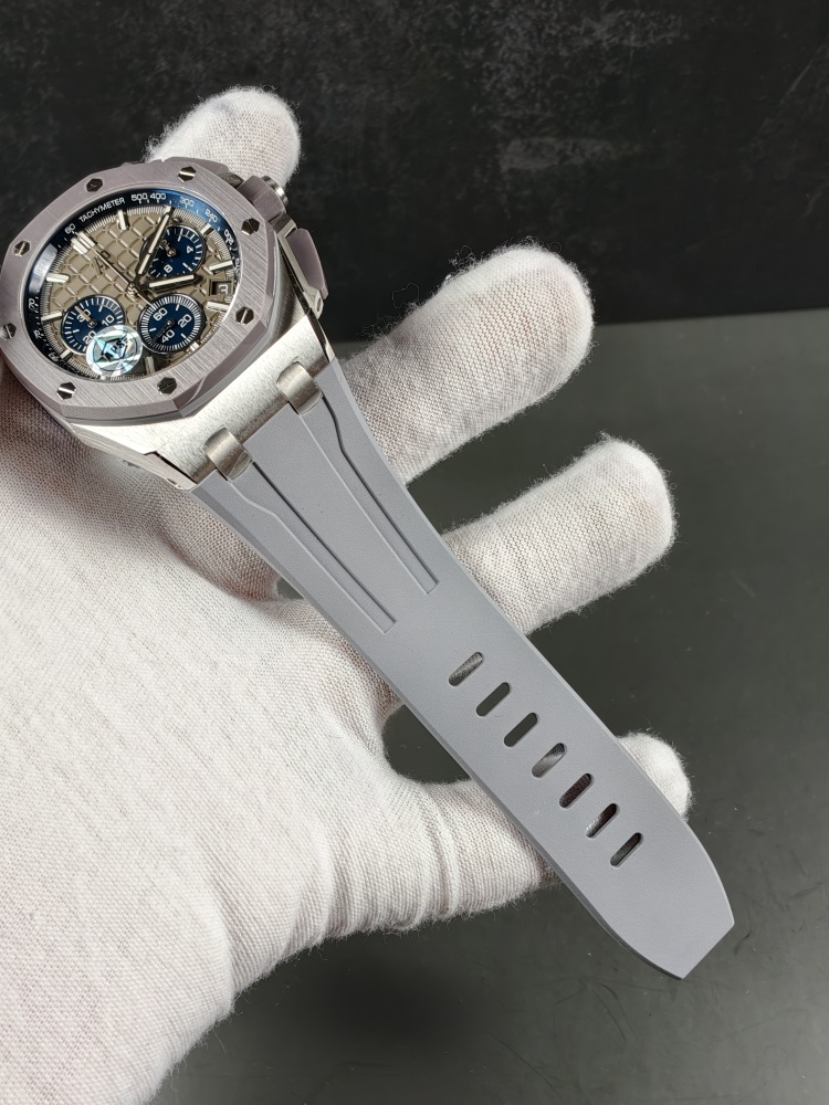 APSF V2 Free-Sprung Royal Oak Offshore Chronograph 26420IO | 43mm Titanium & Ceramic | Grey Dial