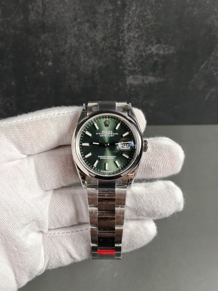 VSF Datejust 36 Green Dial | Smooth Bezel | Oyster Bracelet | DD3235 Movement