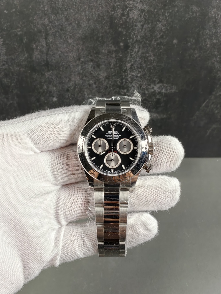 VSF Daytona 126509 White Gold Black Dial | 40mm | DD4131 Movement