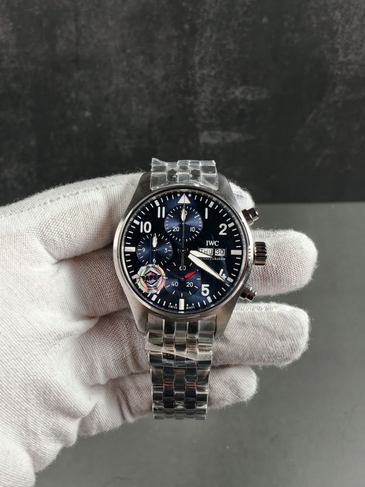 APSF IWC Pilot's Chronograph Blue Dial | 41mm | Super Clone Calibre 69385 Movement