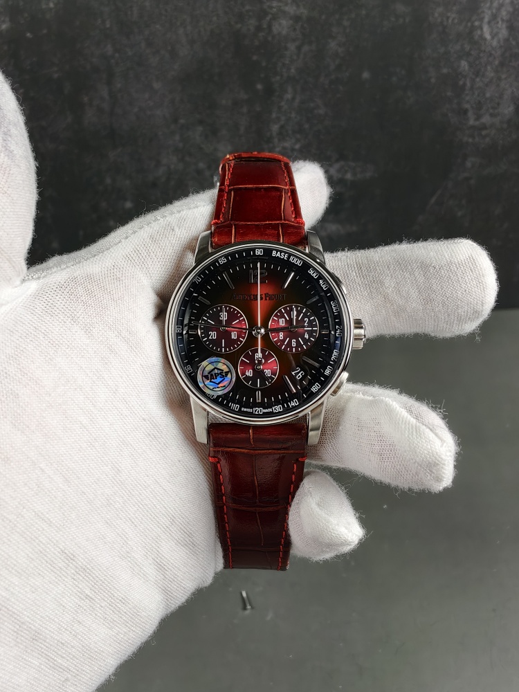 APSF Code 11.59 Chronograph Red Ombre Dial | 41mm | 4401 Chronograph Movement